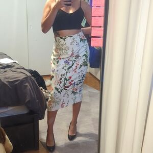Zara classy skirt midi pencilesque